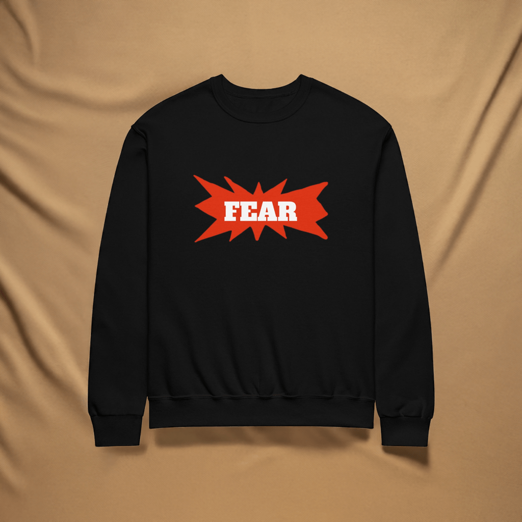 Black “Fear” Crew neck sweatshirt